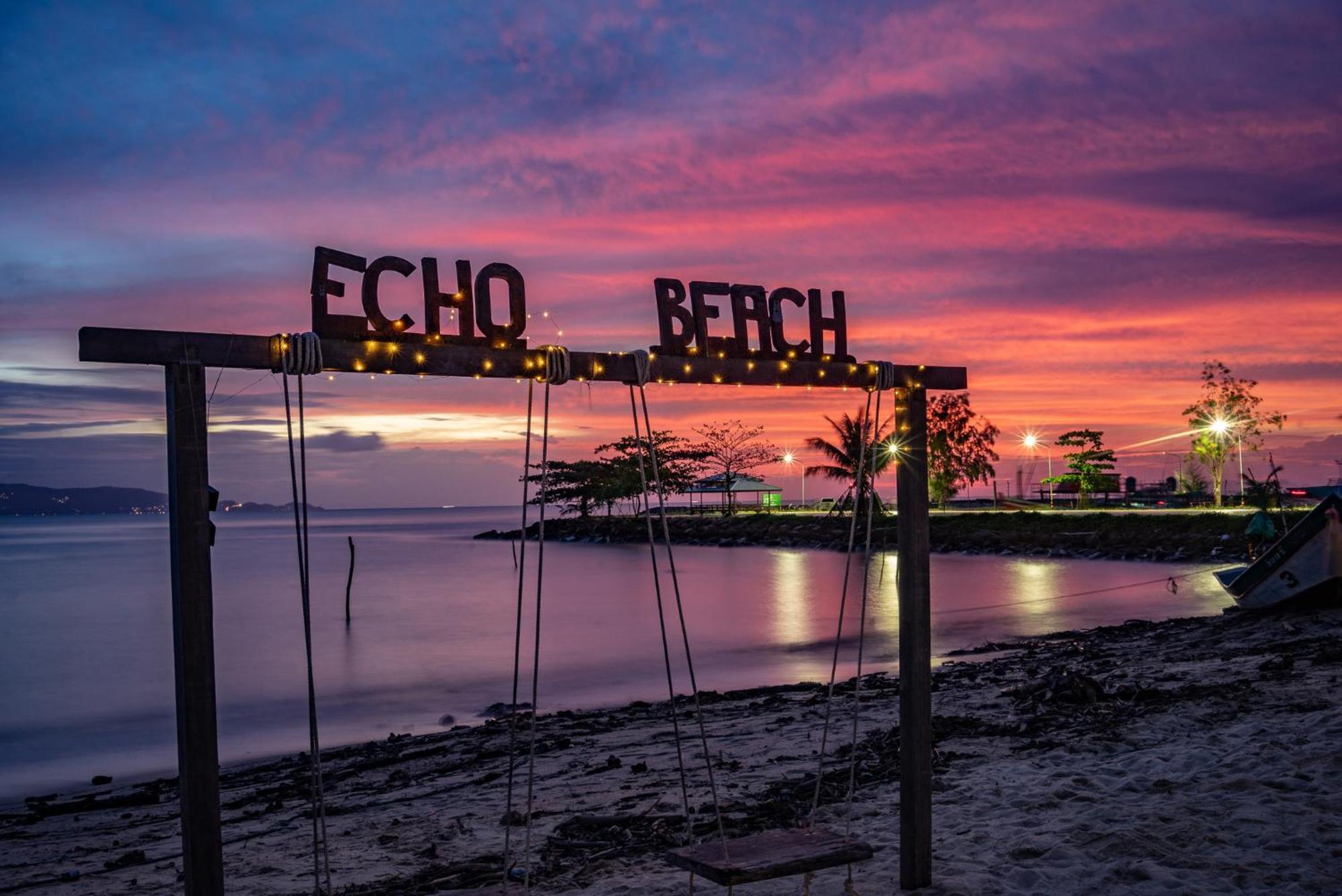 Echo Beach Hostel Baan Tai Ngoại thất bức ảnh