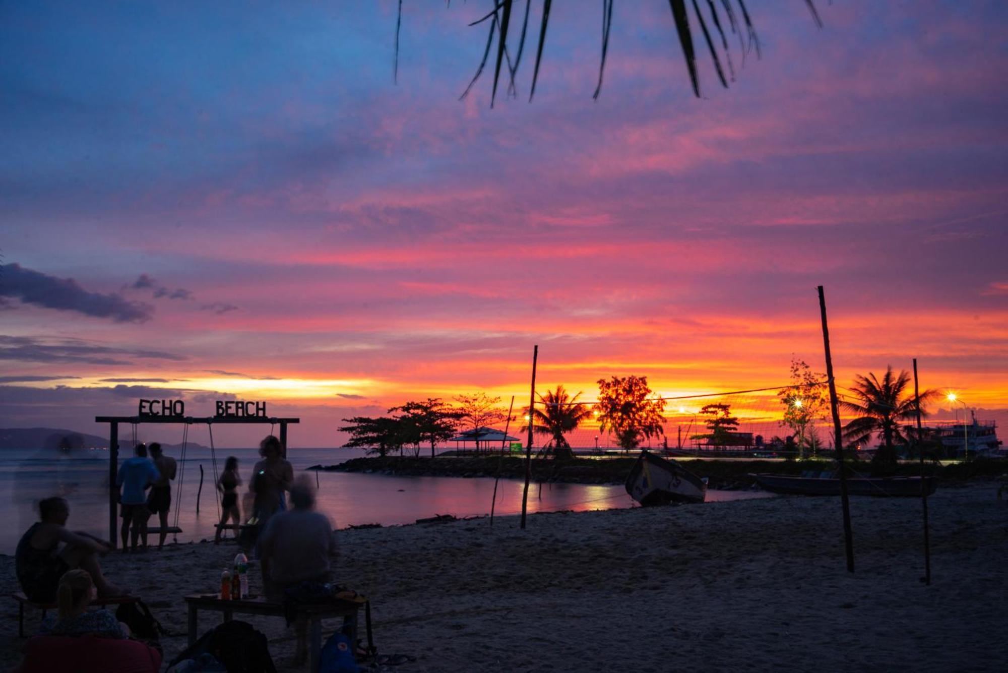 Echo Beach Hostel Baan Tai Ngoại thất bức ảnh
