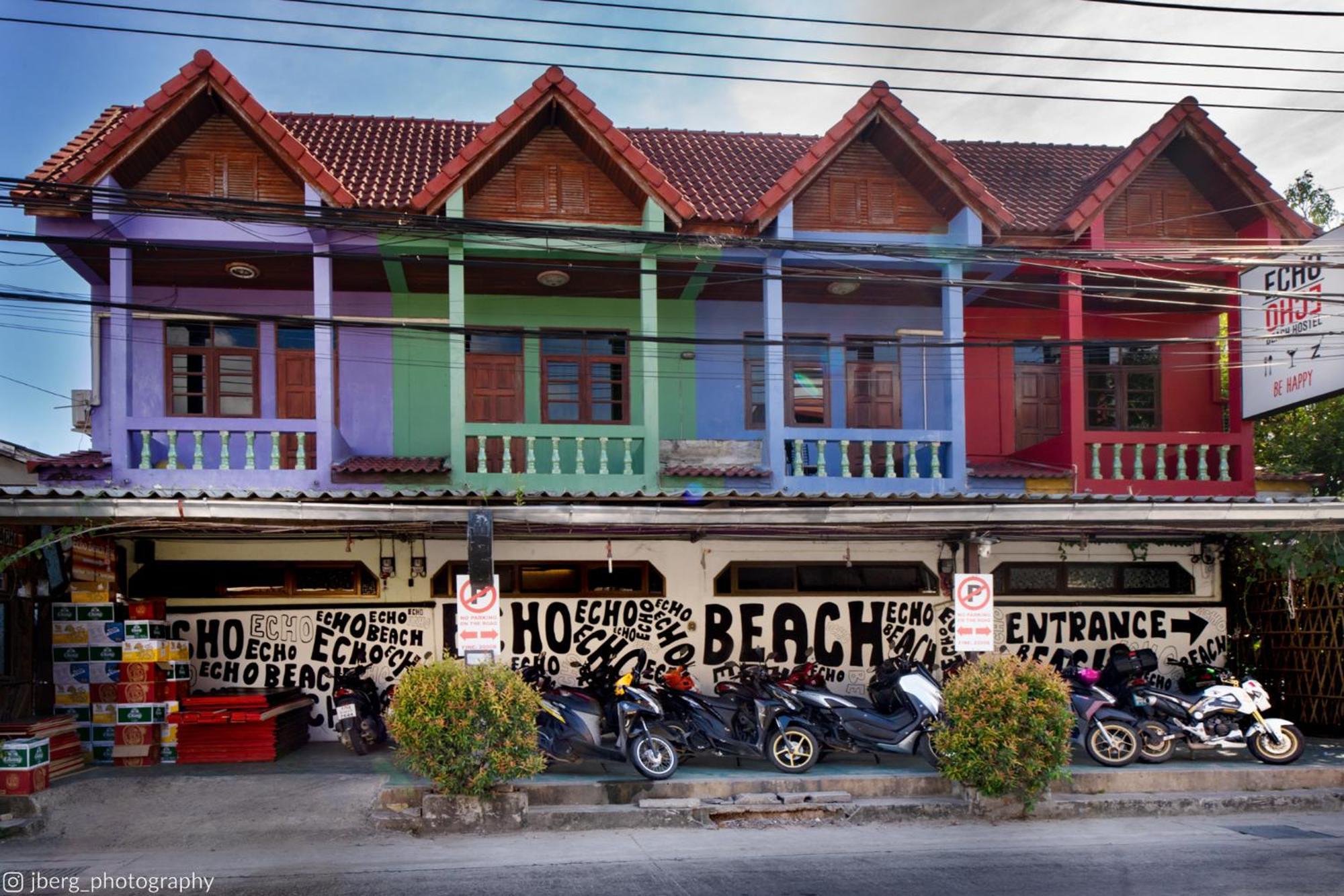 Echo Beach Hostel Baan Tai Ngoại thất bức ảnh